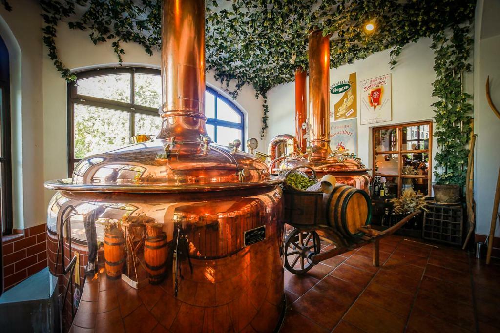 Brauerei Zwoenitz Hotel Eksteriør billede